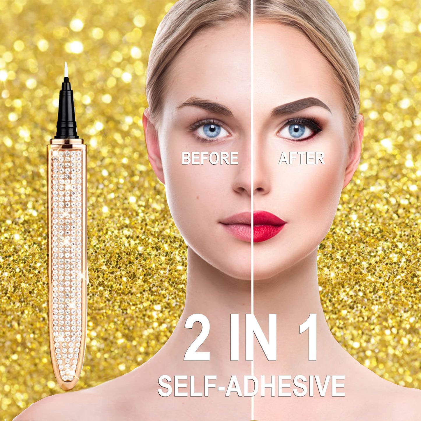 🔥 New Self-adhesive Eyeliner Eyelash Glue Pencil